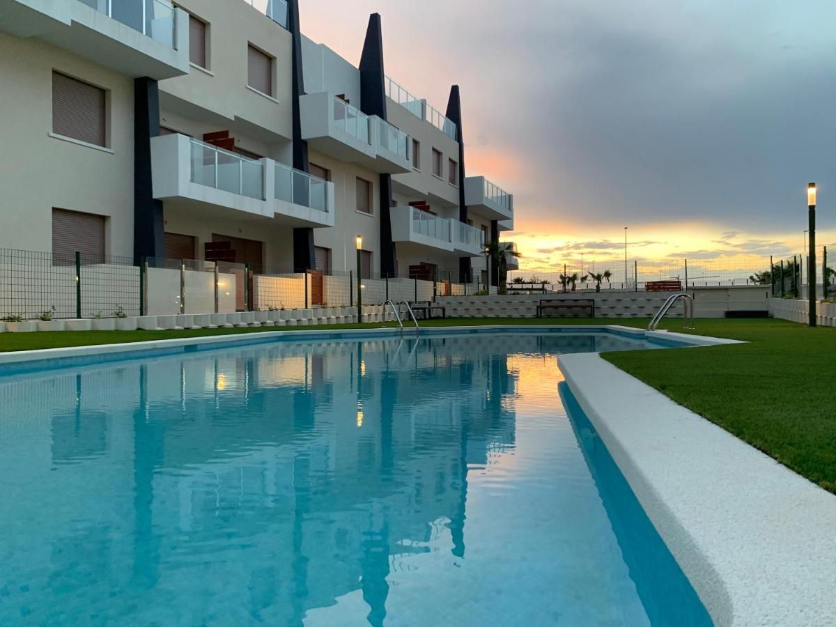 Bianca Beach 222 - Mil Palmeras, Vista Piscina Y Mar Torre de la Horadada Bagian luar foto