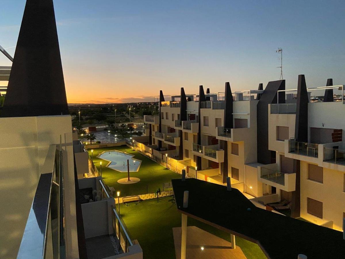 Bianca Beach 222 - Mil Palmeras, Vista Piscina Y Mar Torre de la Horadada Bagian luar foto